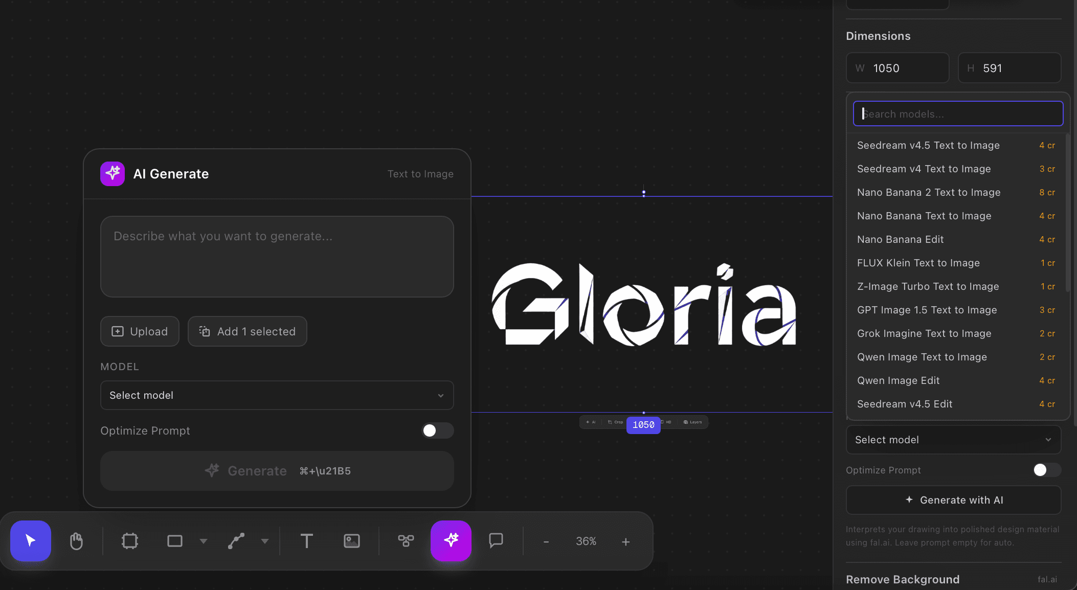 10 AI models. One click away.